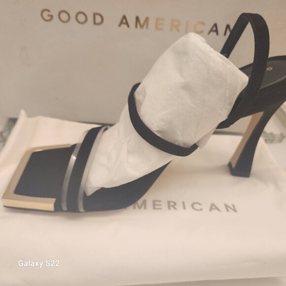 Good American Square Toe heels. NIB. SIze 8.5 - Picture 4 of 8